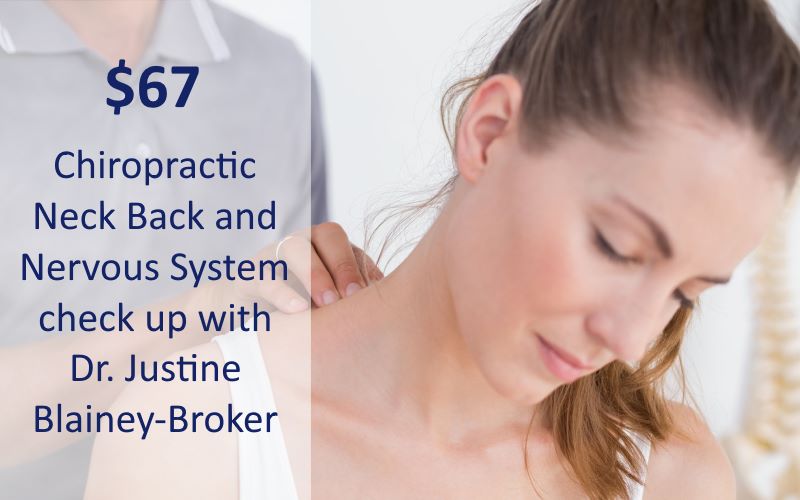 Chiropractic neck back and nervous system check up