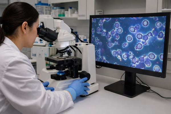 Live blood cell analysis
